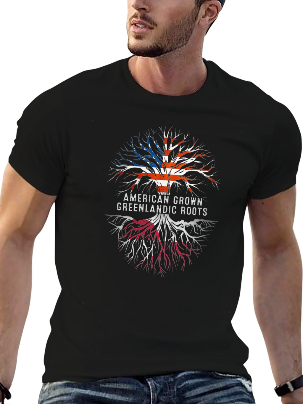American Grown Greenlandic Roots T-Shirt