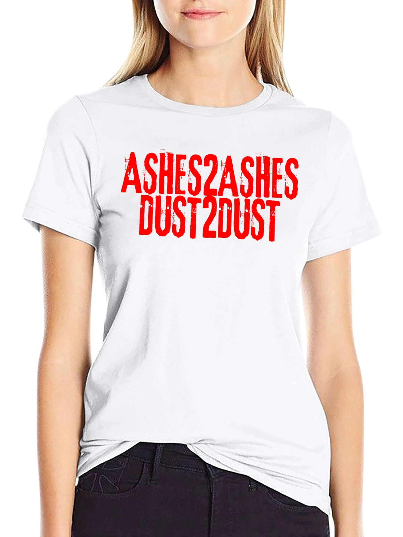 Ashes2Ashes Dust2Dust Graphic Tee - Black