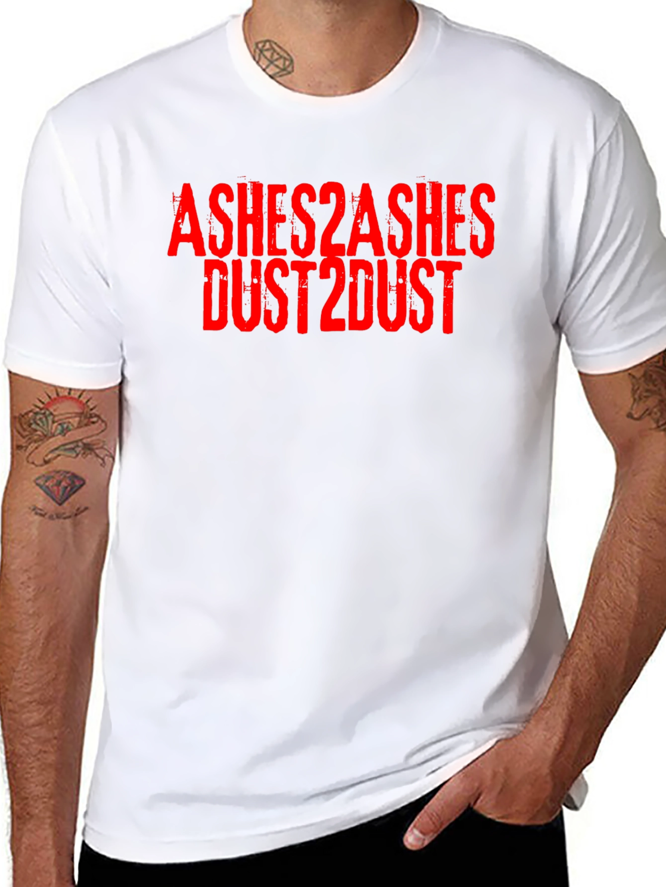 Ashes2Ashes Dust2Dust Graphic Tee - Black