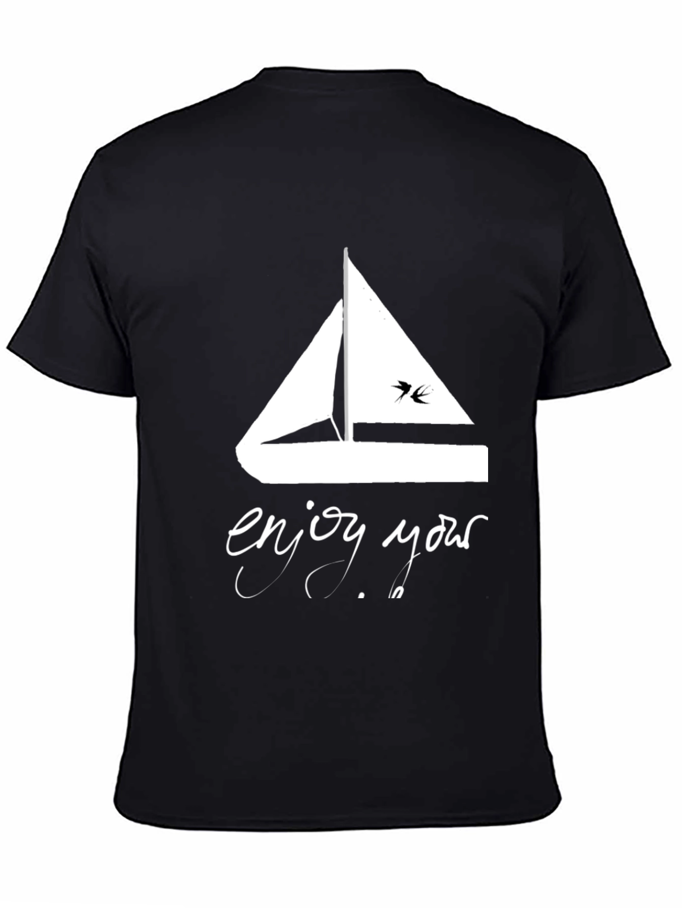 Nautical Sailboat Graphic Tee - Enjoy Your Voyage
