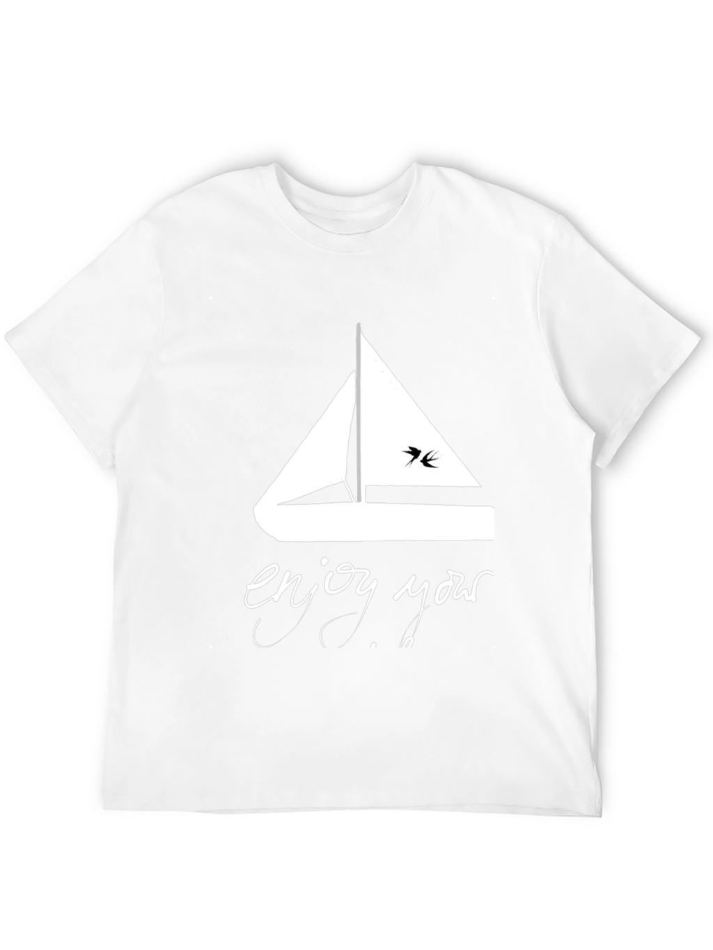 Nautical Sailboat Graphic Tee - Enjoy Your Voyage