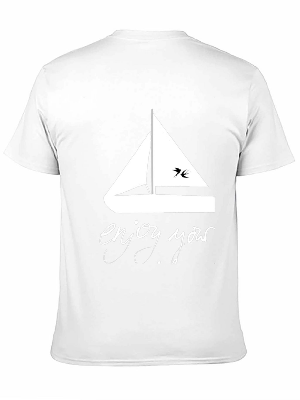 Nautical Sailboat Graphic Tee - Enjoy Your Voyage