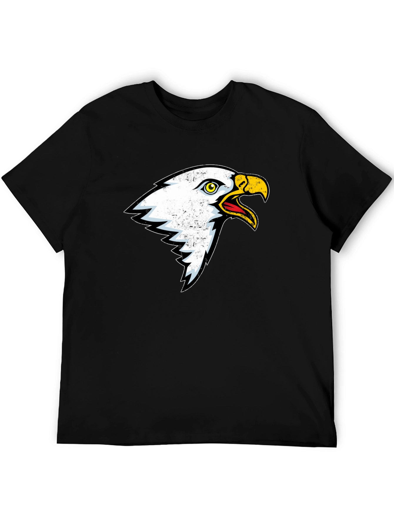 Bold Eagle Graphic T-Shirt - Black
