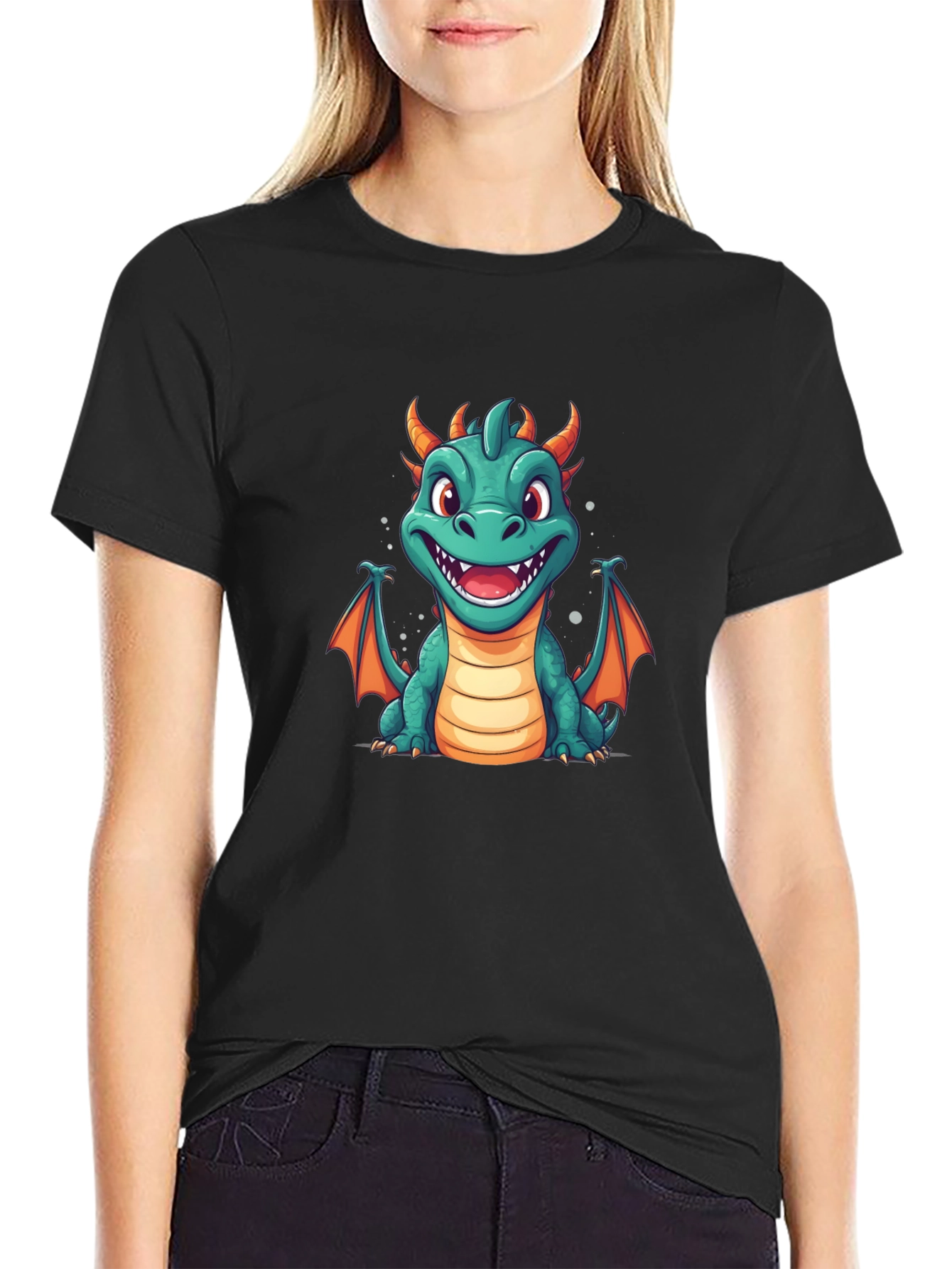 Cute Dragon Graphic T-Shirt