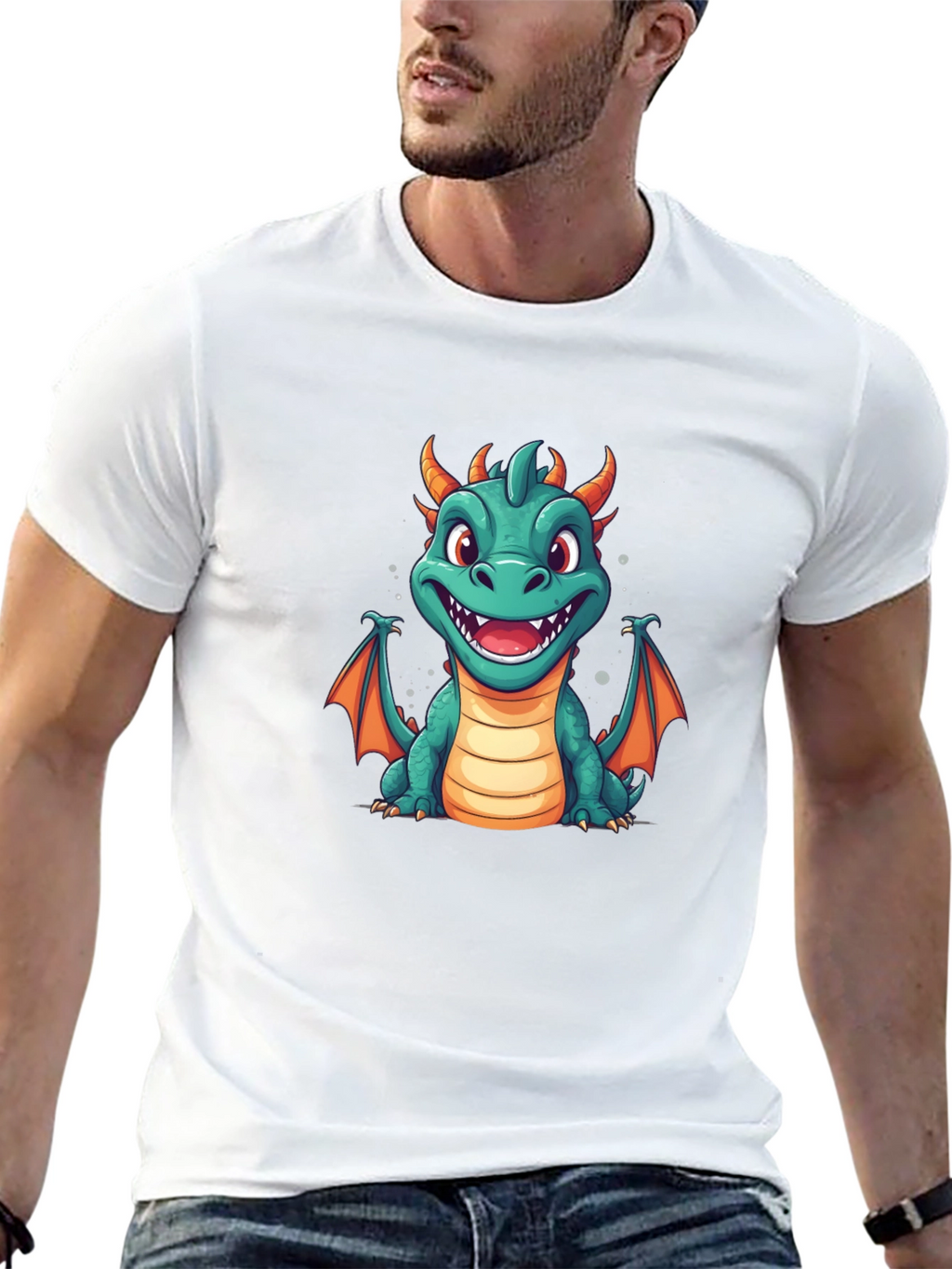 Cute Dragon Graphic T-Shirt