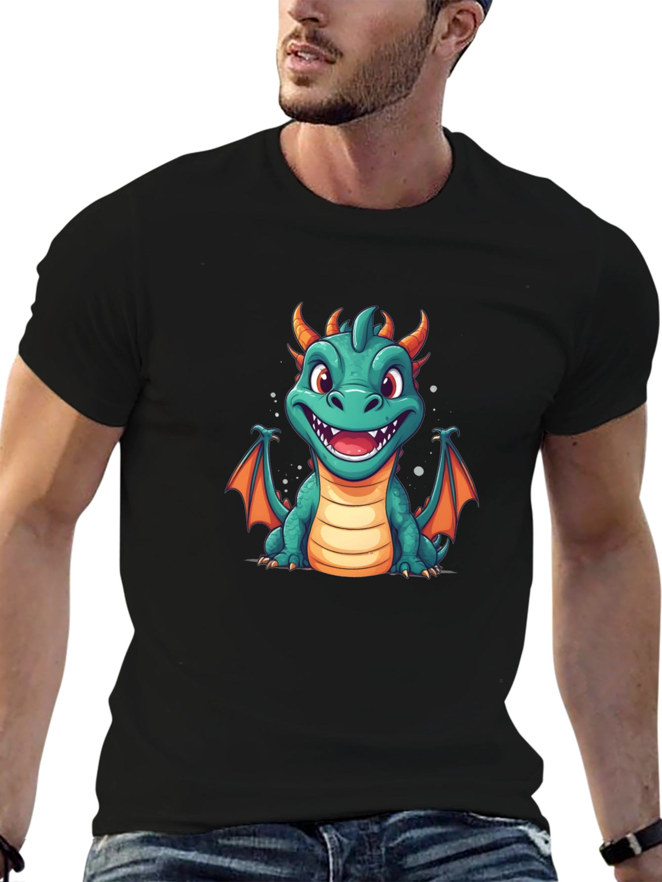 Cute Dragon Graphic T-Shirt
