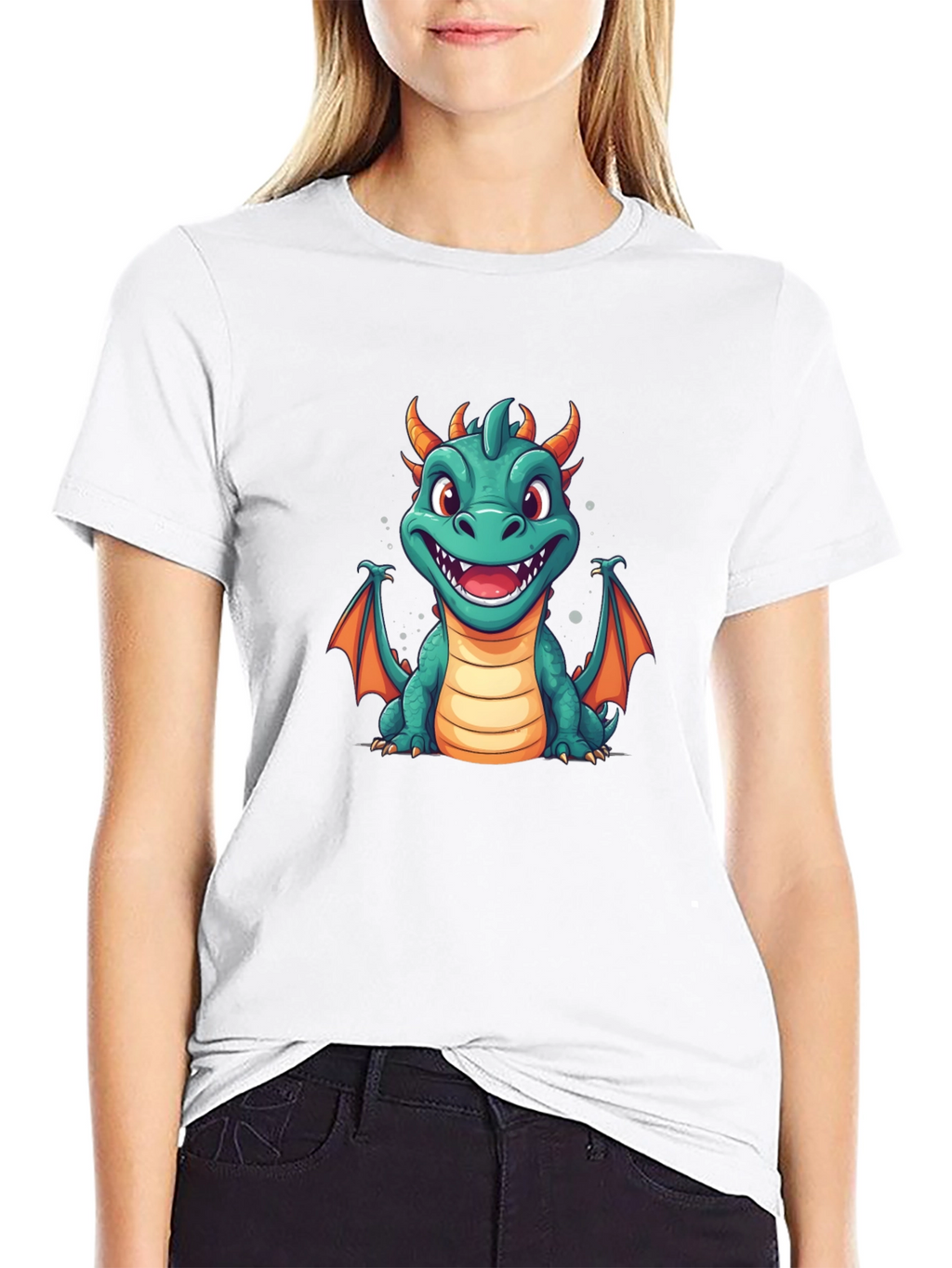 Cute Dragon Graphic T-Shirt