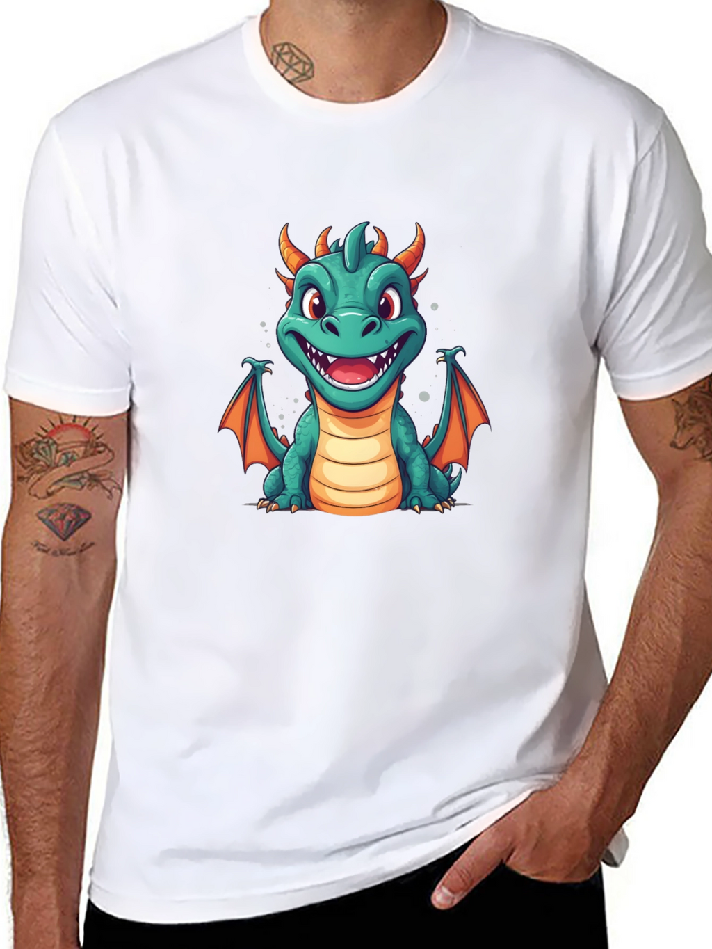 Cute Dragon Graphic T-Shirt