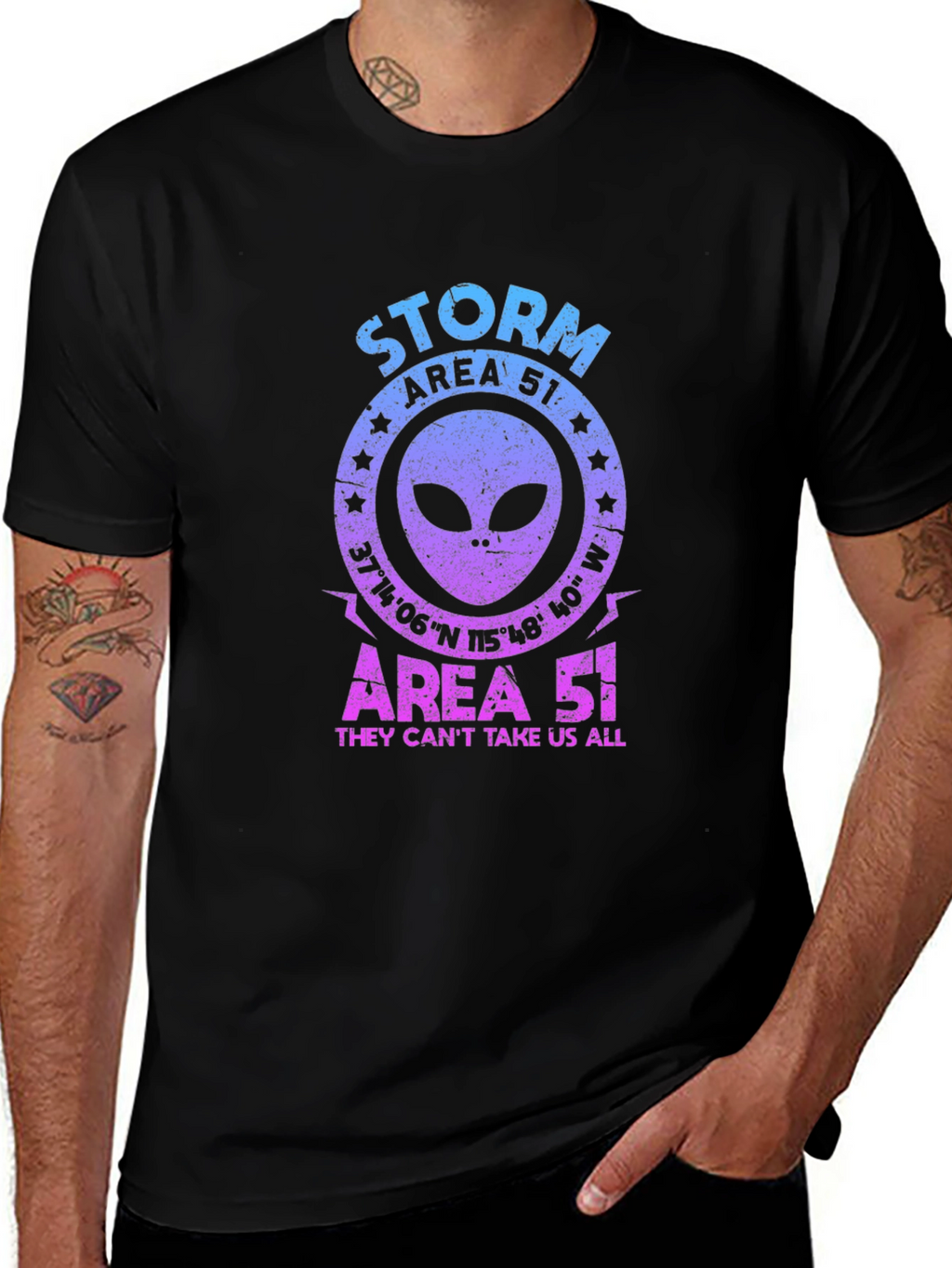 Storm Area 51 Alien Graphic Tee