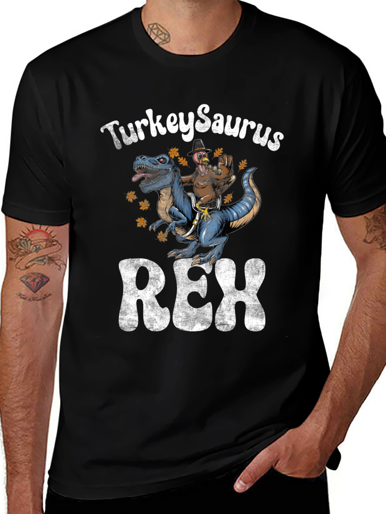 TurkeySaurus Rex Graphic T-Shirt