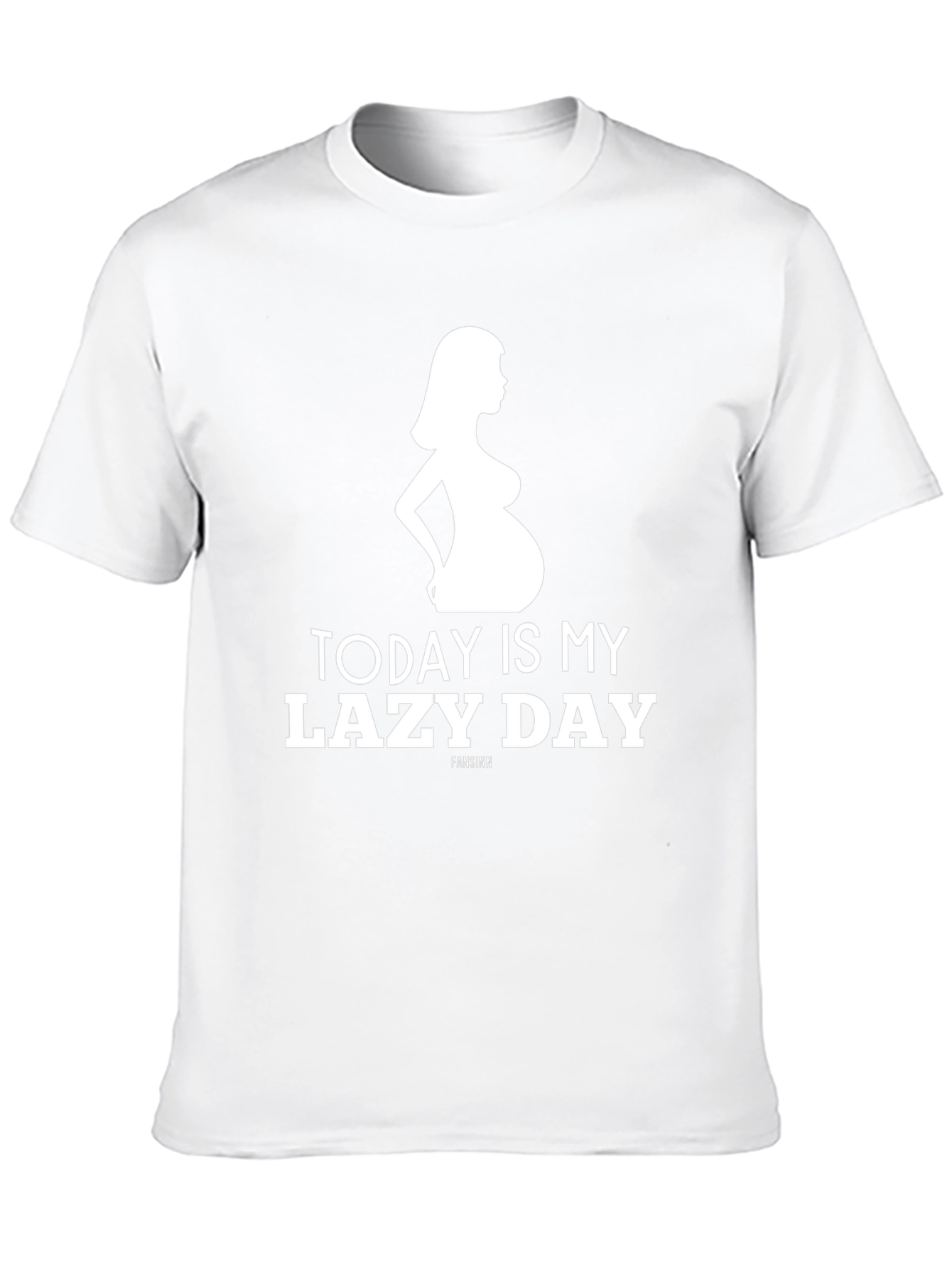 Funny Pregnancy T-Shirt - Today Is My Lazy Day