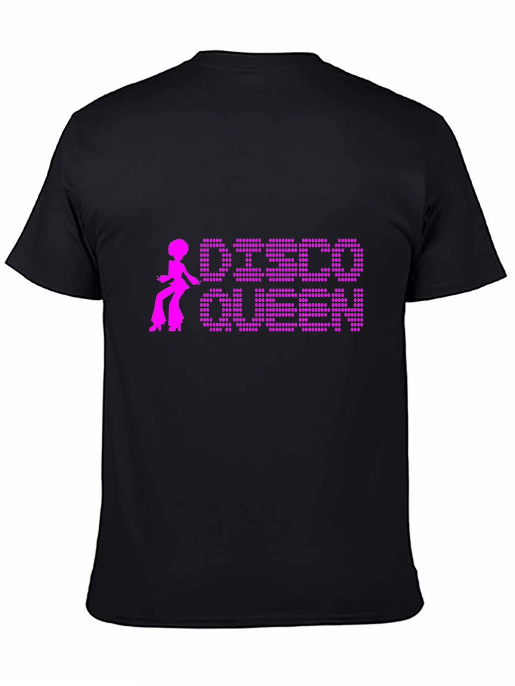 Disco Queen Black T-Shirt Retro Style