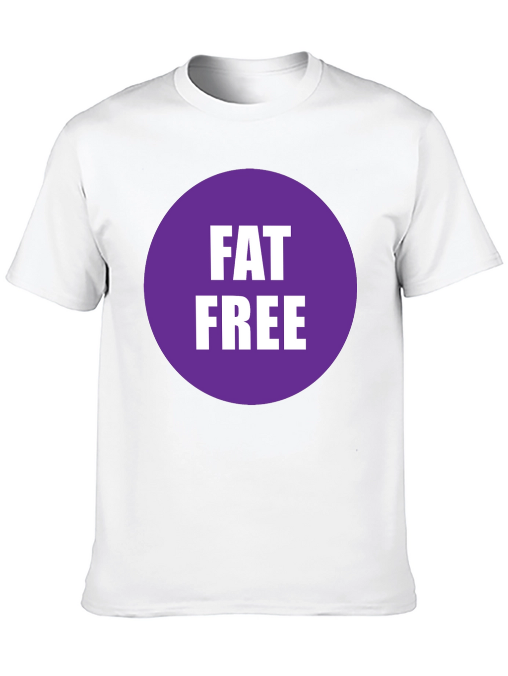 Fat Free T-Shirt - Black Crew Neck Tee