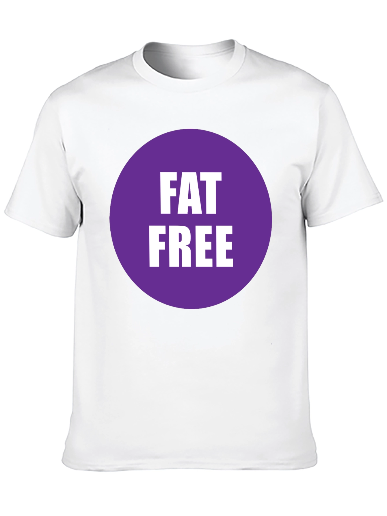 Fat Free T-Shirt - Black Crew Neck Tee