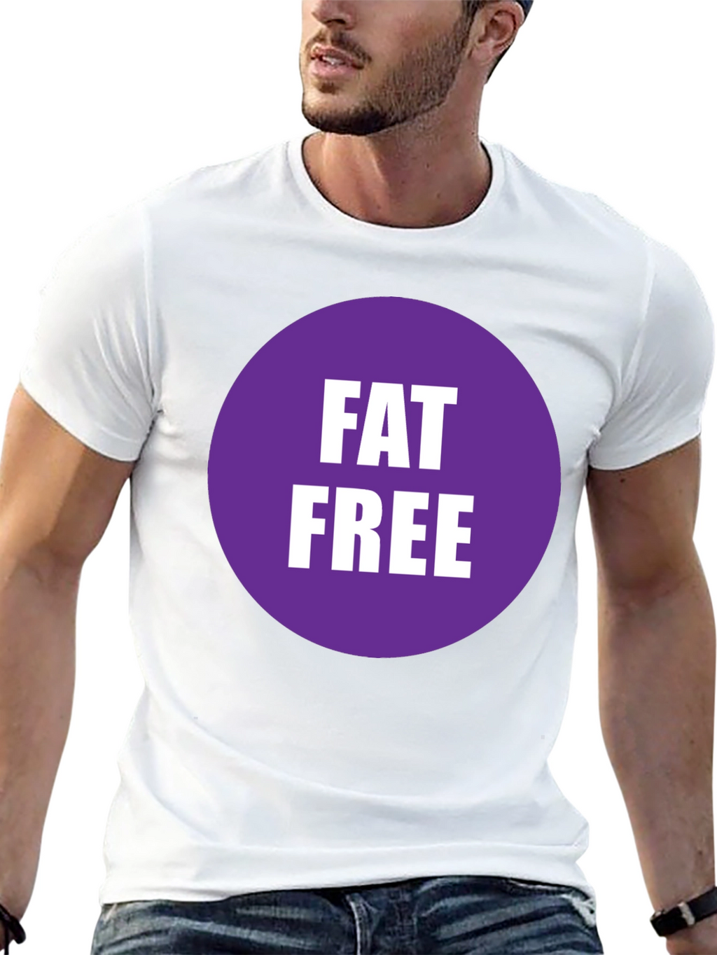 Fat Free T-Shirt - Black Crew Neck Tee