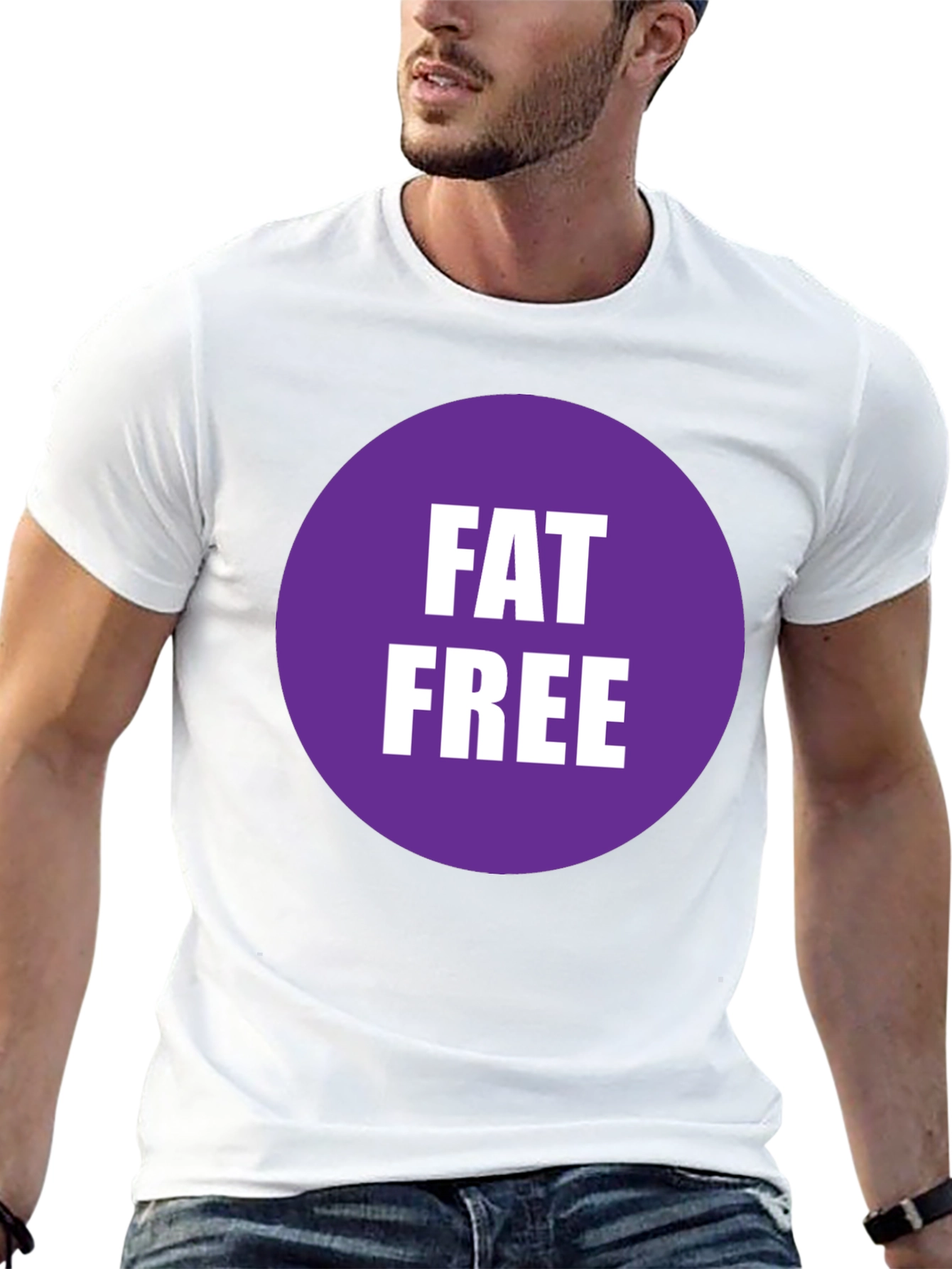 Fat Free T-Shirt - Black Crew Neck Tee