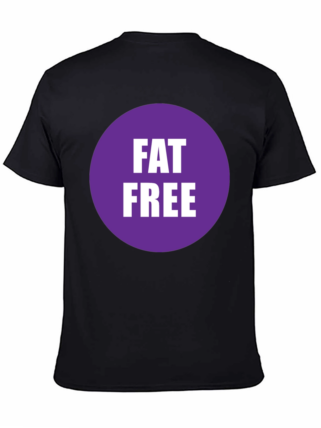 Fat Free T-Shirt - Black Crew Neck Tee