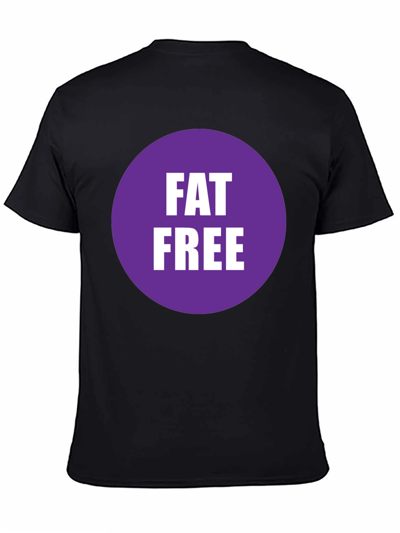 Fat Free T-Shirt - Black Crew Neck Tee
