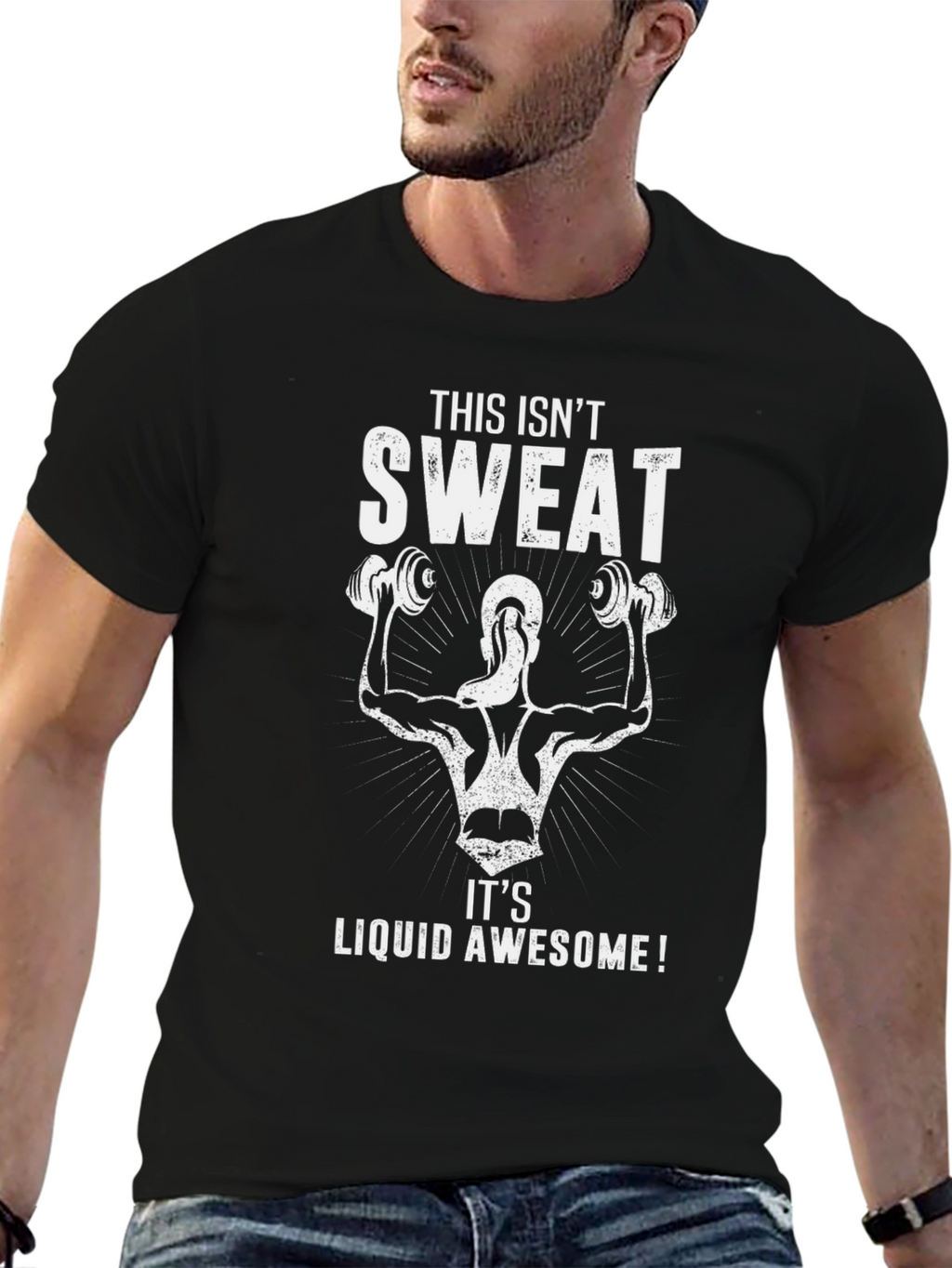 Workout T-Shirt - This Isnt Sweat Liquid Awesome