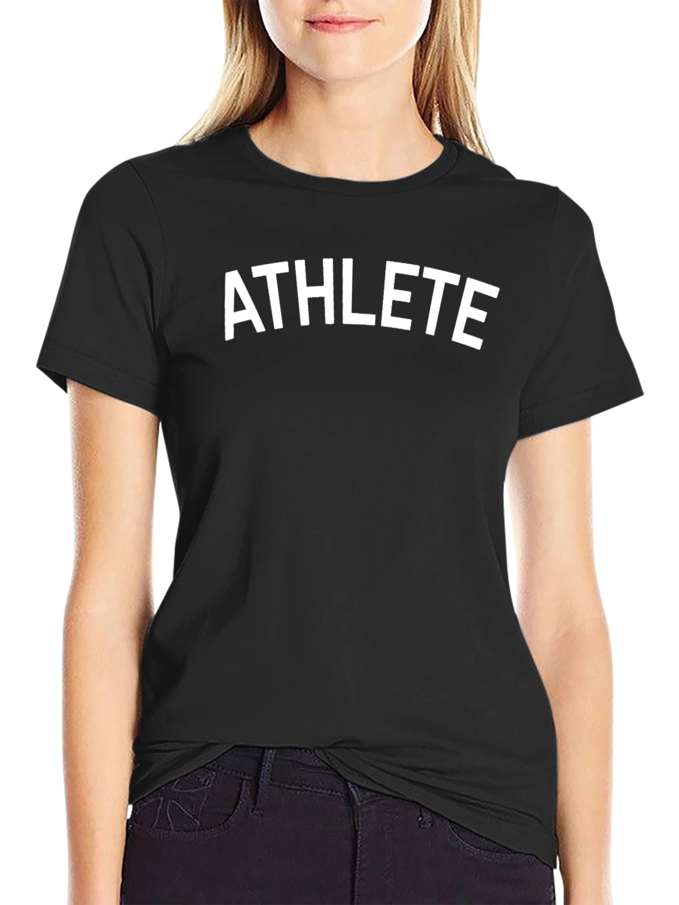 Athlete Black T-Shirt