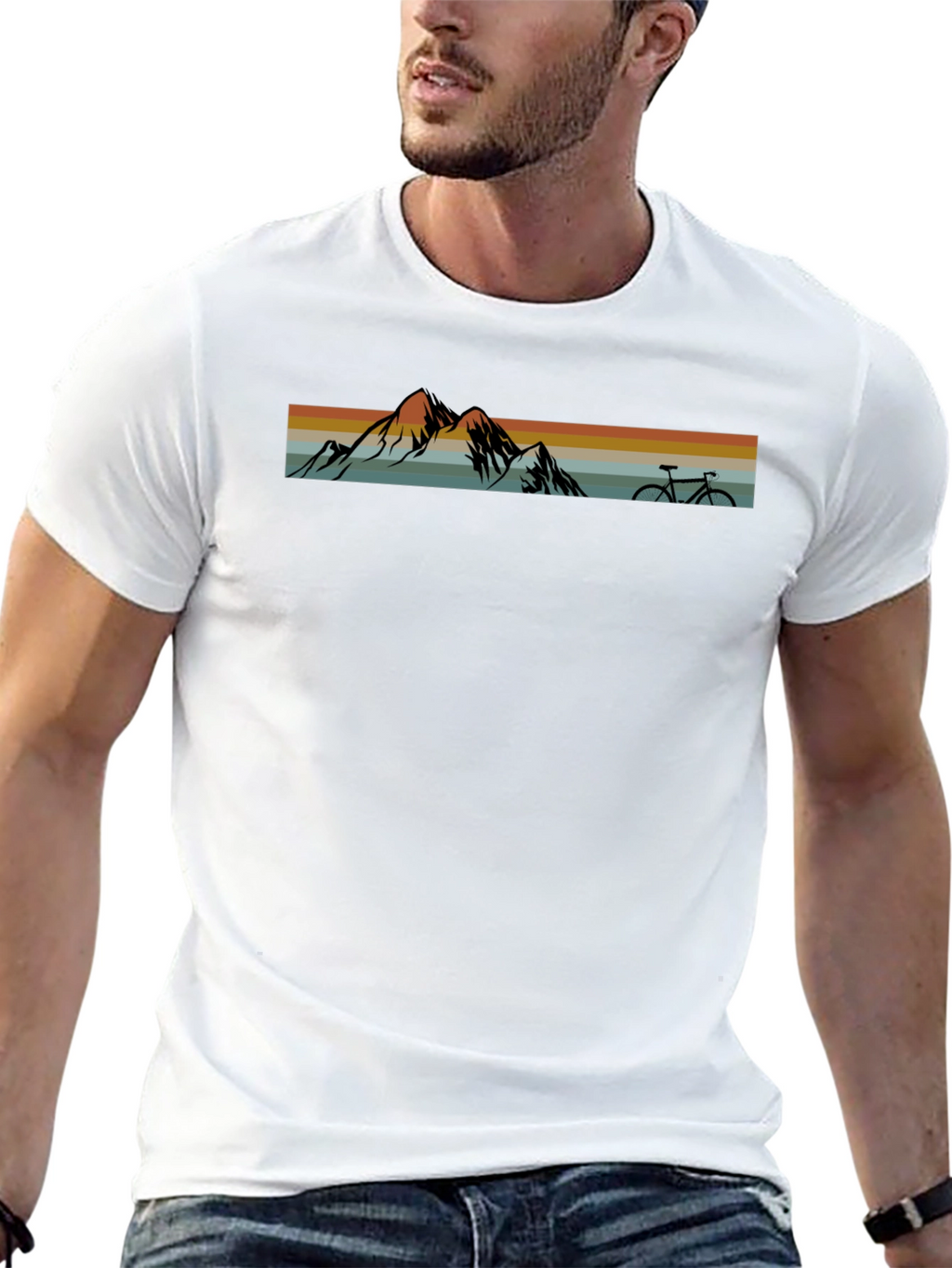 Mountain Bike Retro Graphic Tee