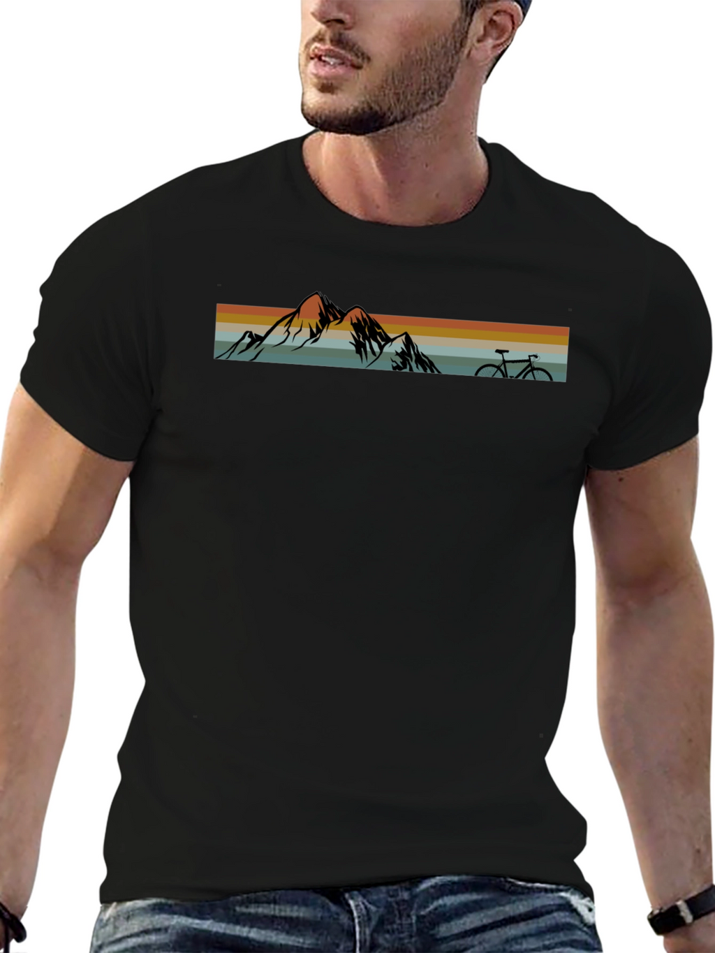 Mountain Bike Retro Graphic Tee