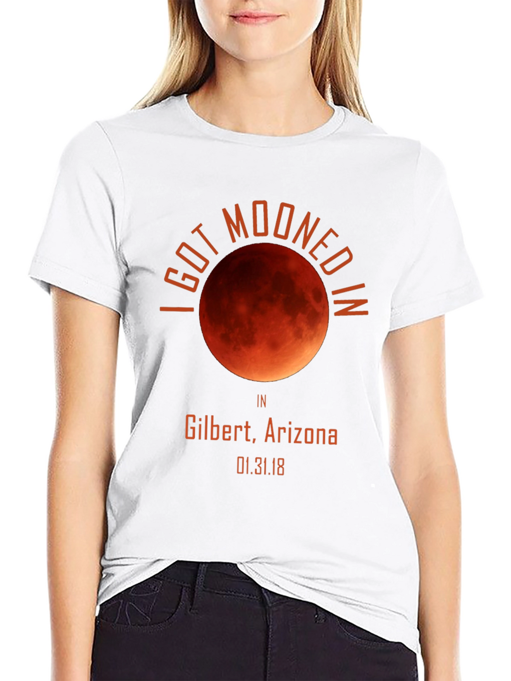 I Got Mooned In Gilbert Arizona Shirt Eclipse Souvenir