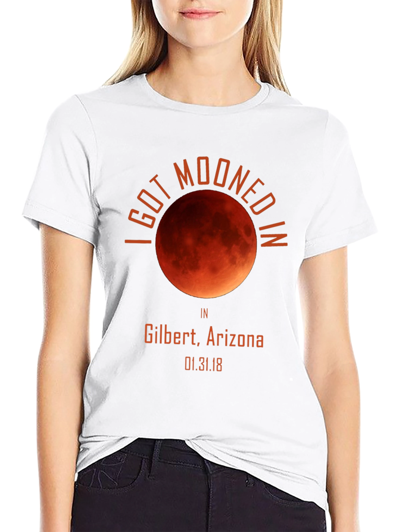 I Got Mooned In Gilbert Arizona Shirt Eclipse Souvenir