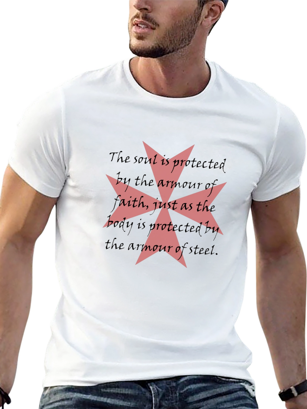 Knights Templar Armor of Faith Graphic T-Shirt