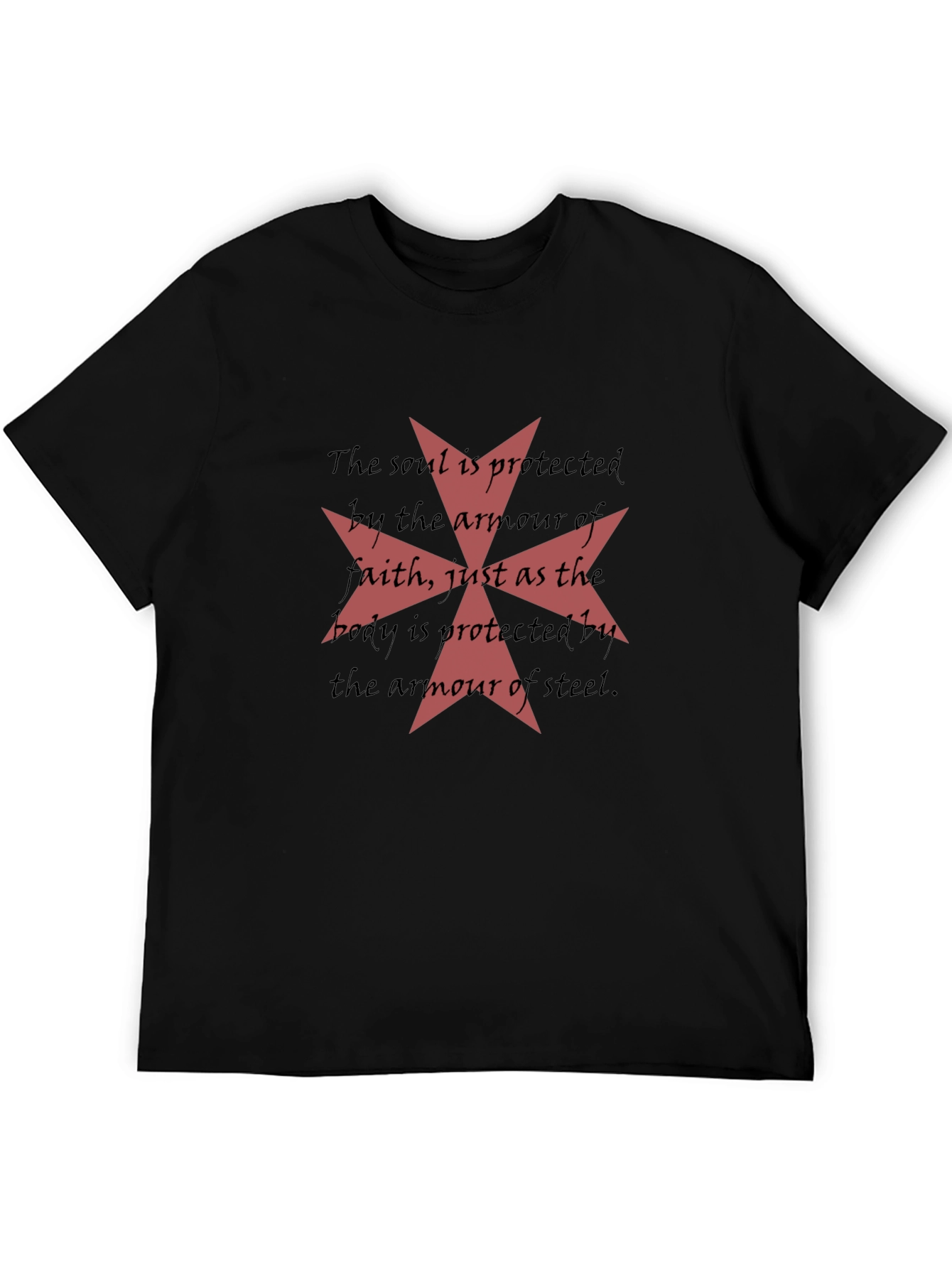 Knights Templar Armor of Faith Graphic T-Shirt