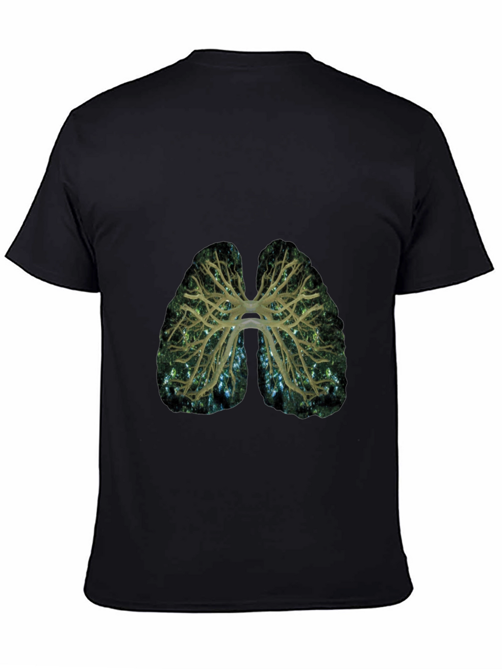 Lungs Graphic Print T-Shirt - Breath of Fresh Style