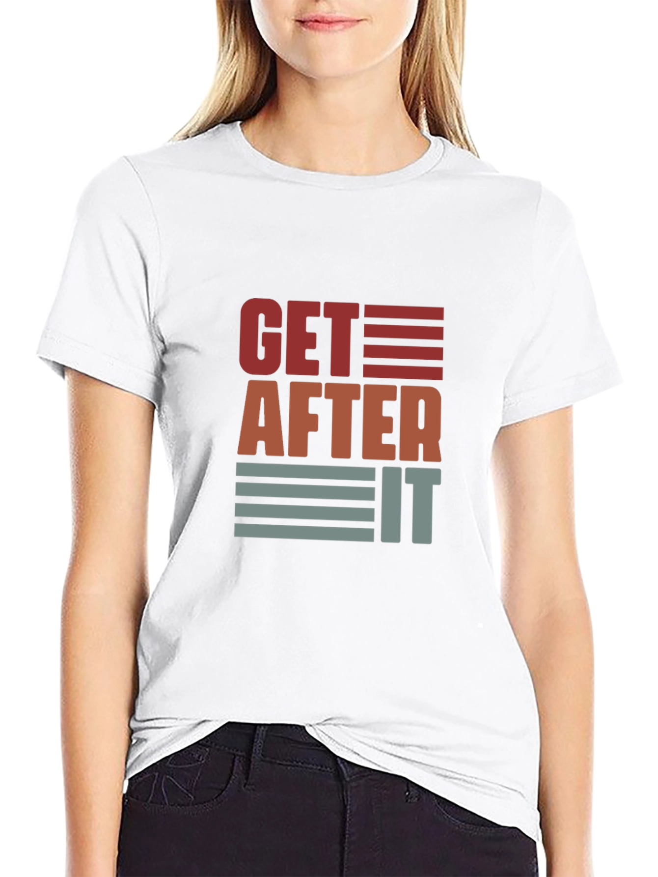 Get After It Graphic Tee - Motivational Shirt