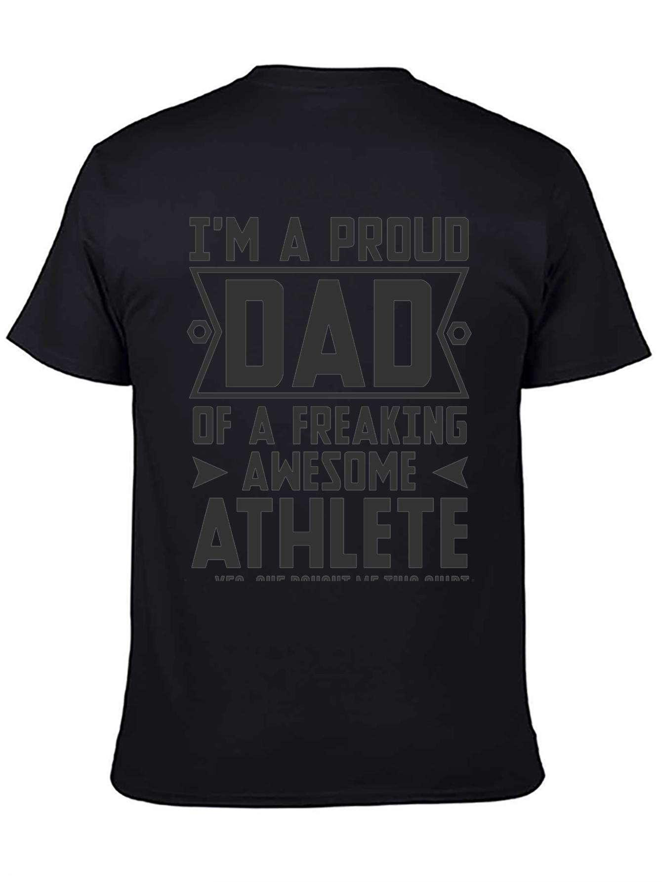 Proud Dad of Awesome Athlete Graphic T-Shirt