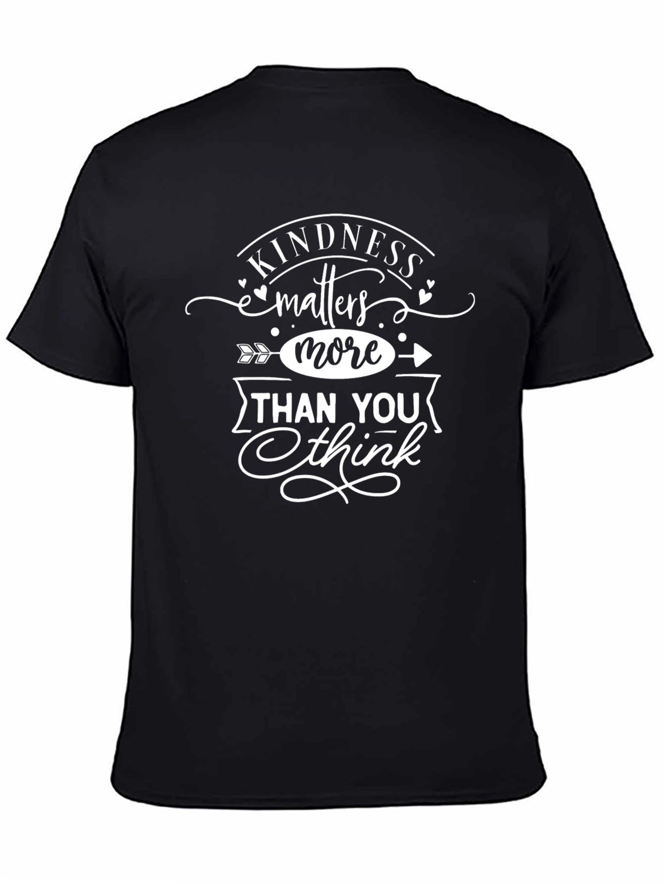 Kindness Matters More Black Graphic Tee