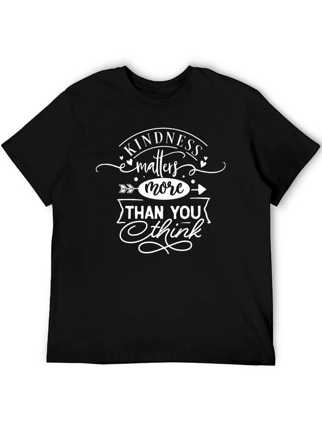 Kindness Matters More Black Graphic Tee