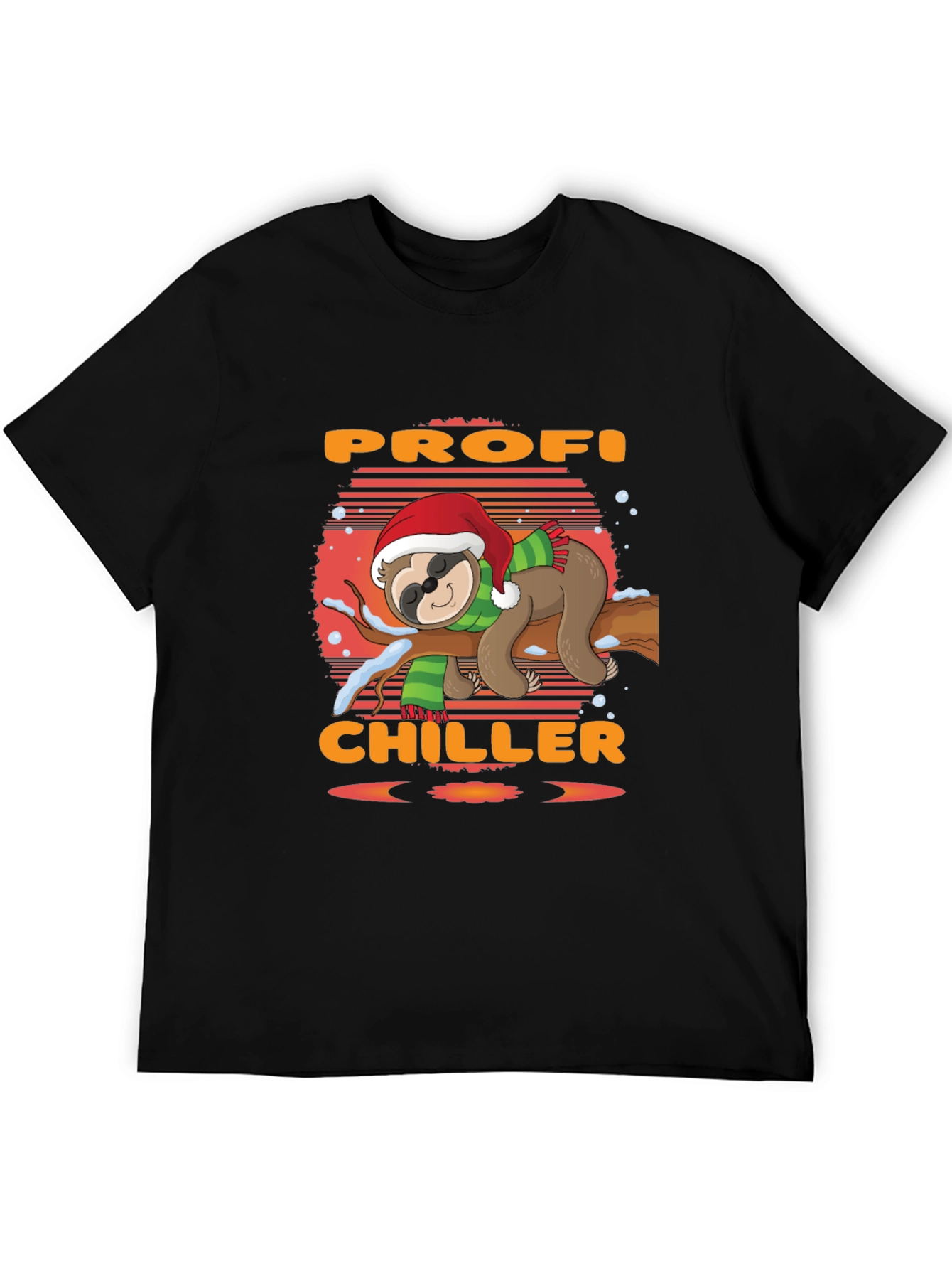 Profi Chiller Sloth Christmas T-Shirt