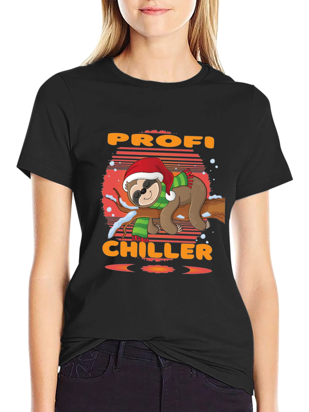 Profi Chiller Sloth Christmas T-Shirt