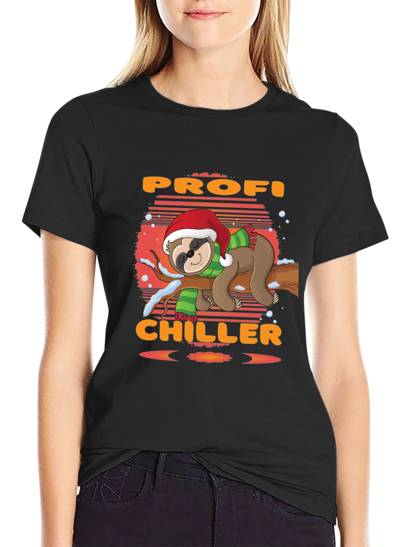 Profi Chiller Sloth Christmas T-Shirt