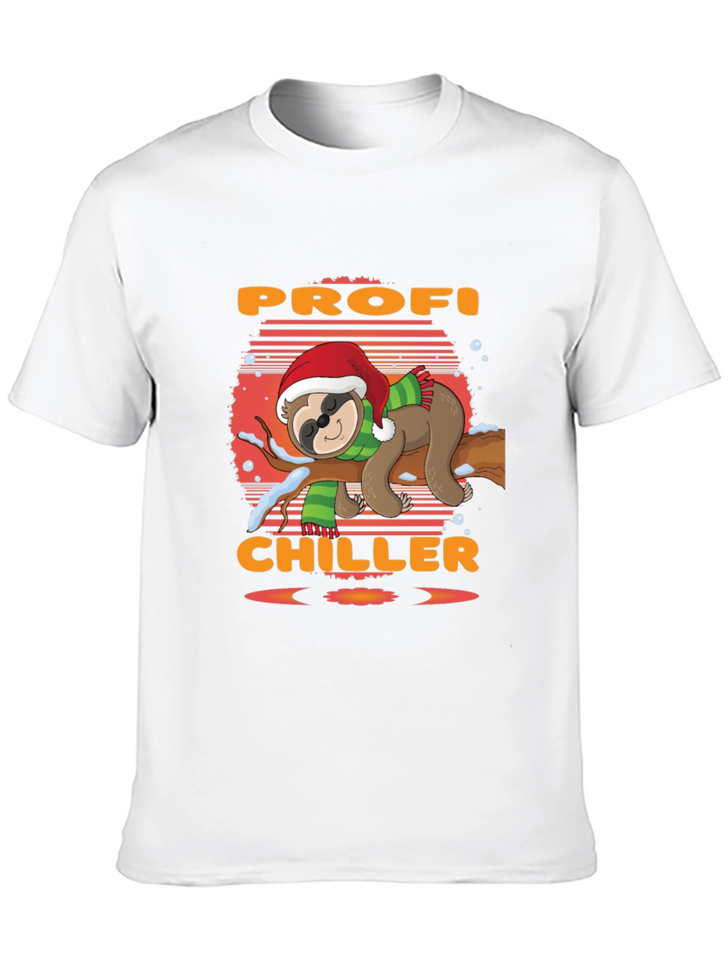 Profi Chiller Sloth Christmas T-Shirt