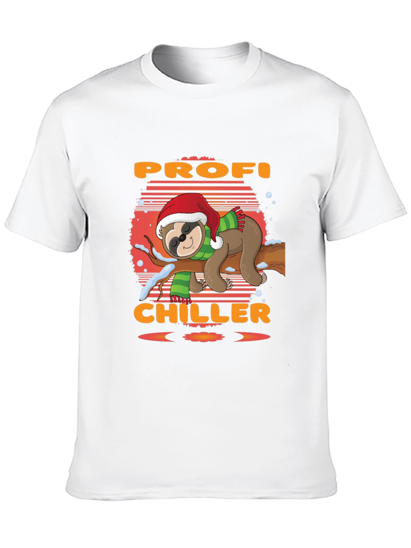 Profi Chiller Sloth Christmas T-Shirt