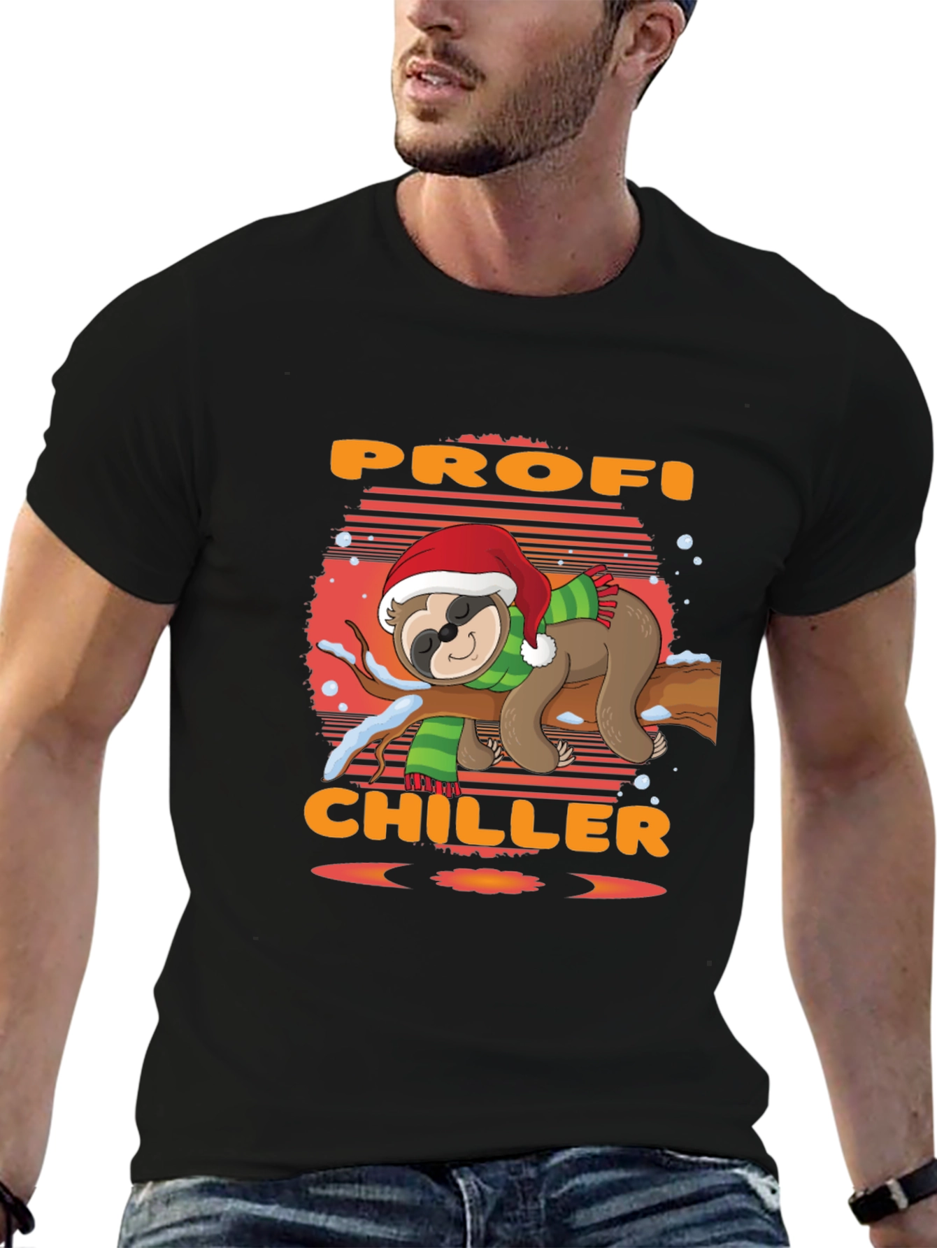 Profi Chiller Sloth Christmas T-Shirt