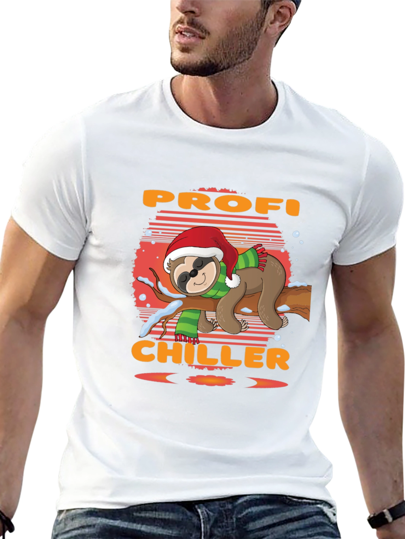 Profi Chiller Sloth Christmas T-Shirt