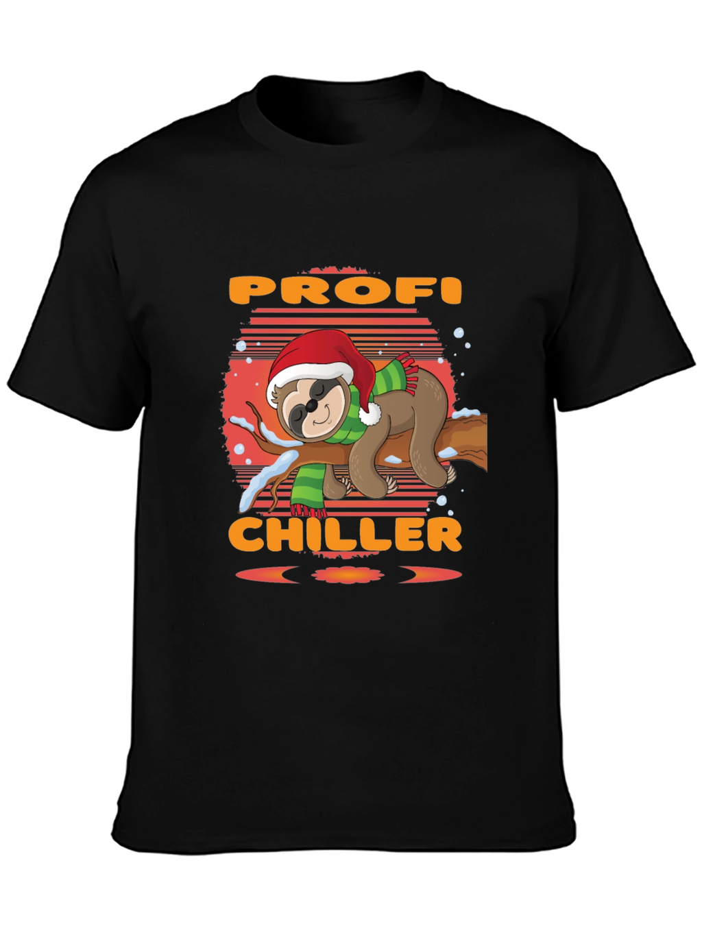 Profi Chiller Sloth Christmas T-Shirt