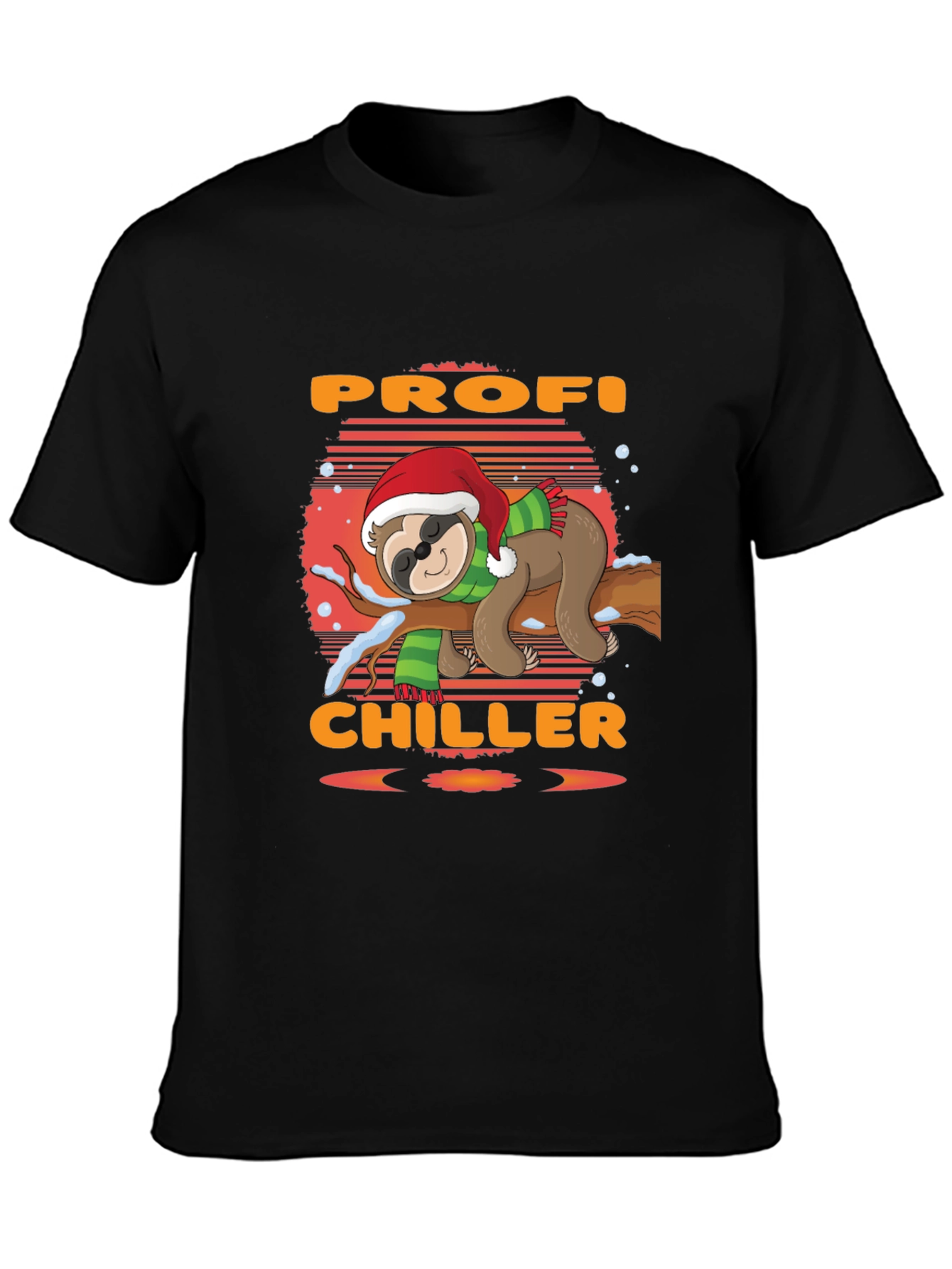 Profi Chiller Sloth Christmas T-Shirt