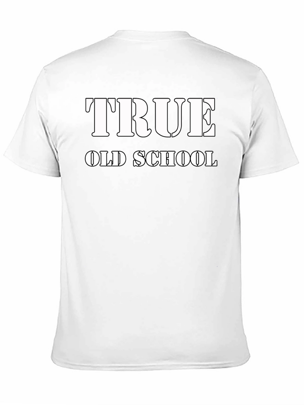 True Old School Black T-Shirt