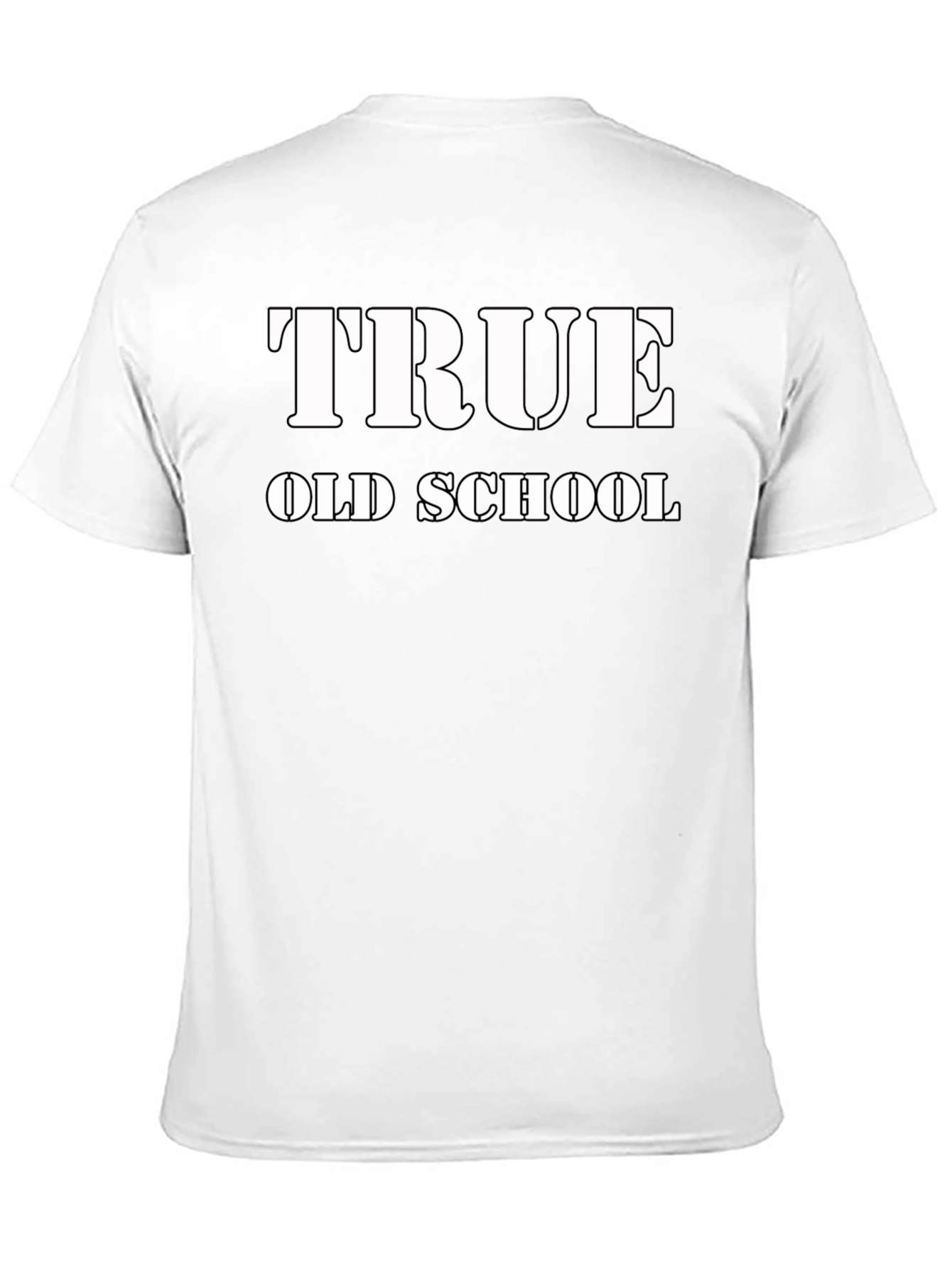 True Old School Black T-Shirt