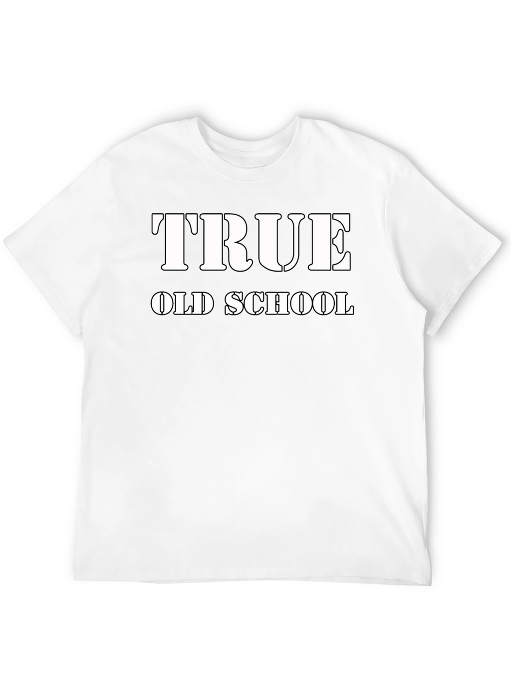 True Old School Black T-Shirt