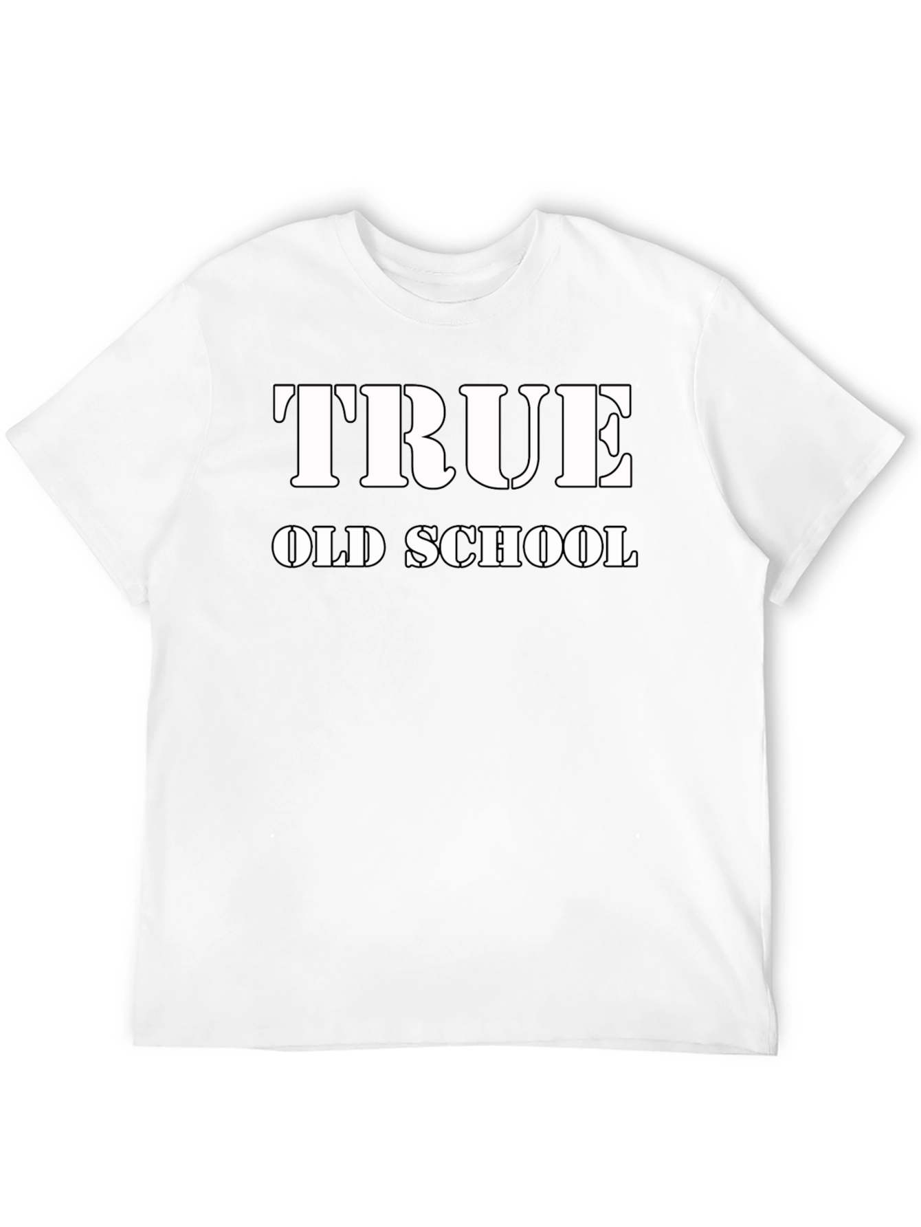 True Old School Black T-Shirt