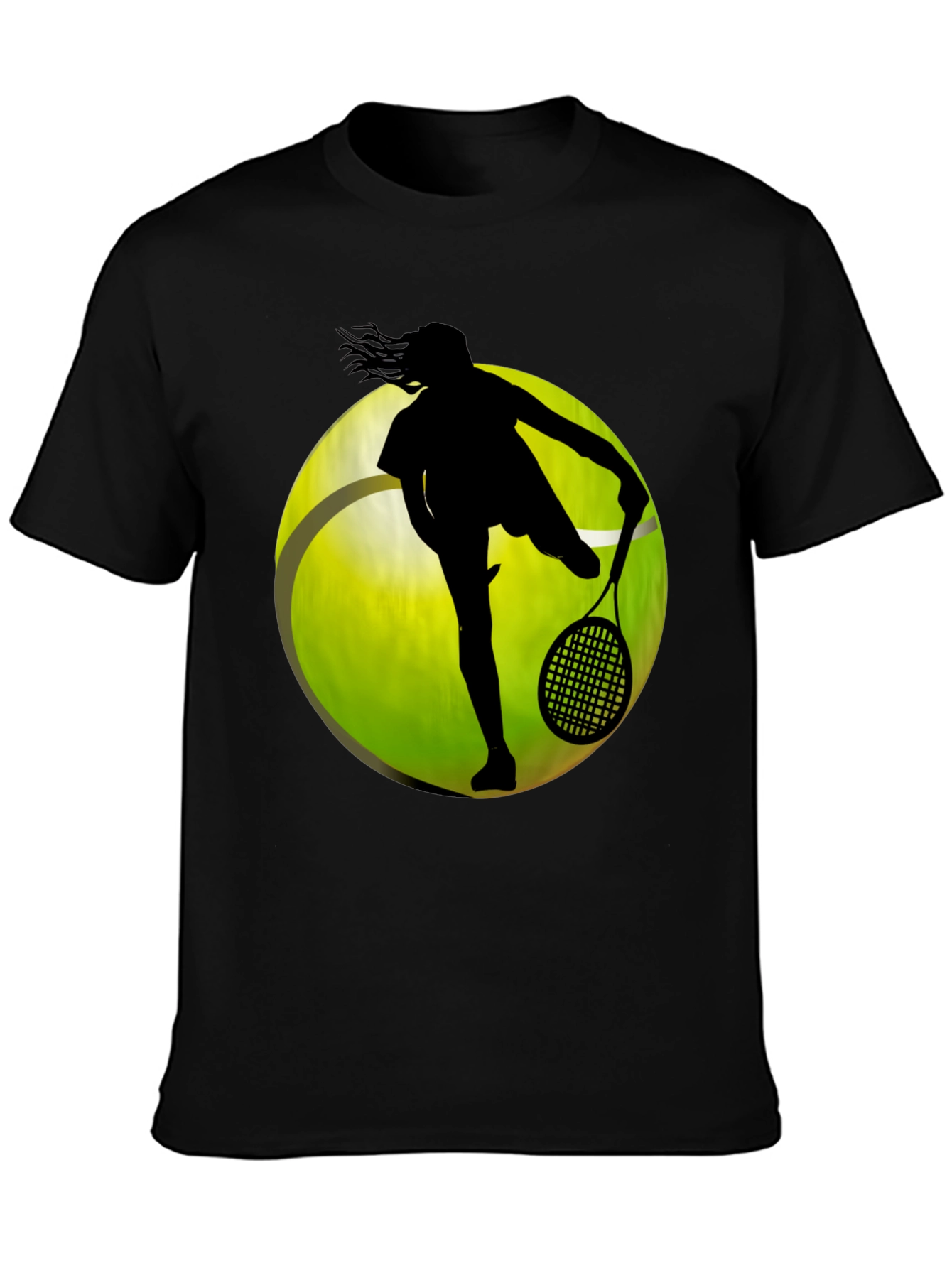 Tennis Player Graphic T-Shirt