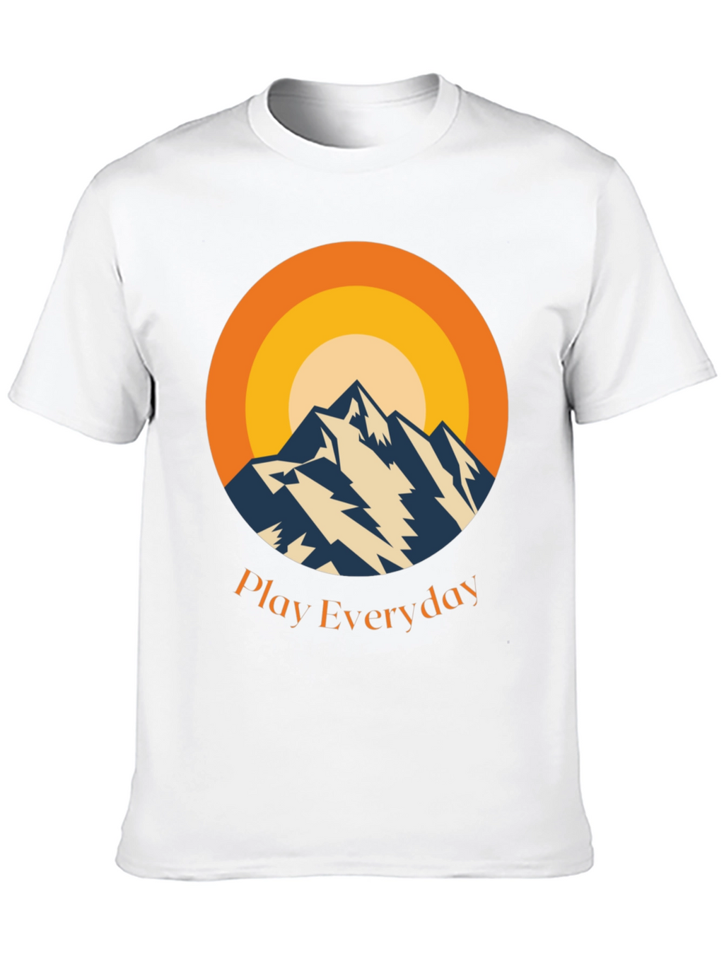Mountain Sunset Graphic Tee - Play Everyday